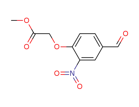 4-methoxylcarbonylmethoxy-3-nitro-benzaldehyde