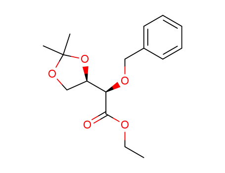 ethyl (R)-2-(benzyloxy)-2-[(4'R)-2',2'-dimethyl-1',3'-dioxolan-4'-yl]acetate