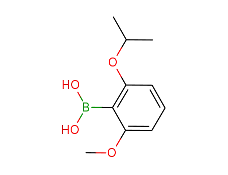 Molecular Structure of 870778-88-4 (2-ISOPROPOXY-6-METHOXYPHENYLBORONIC ACID)