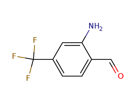 Molecular Structure of 109466-88-8 (2-AMINO-4-(TRIFLUOROMETHYL)BENZALDEHYDE)