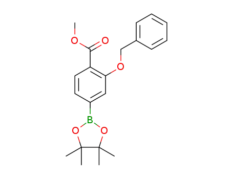 3-Benzyloxy-4-methoxycarbonylphenylboronic acid, pinacol ester