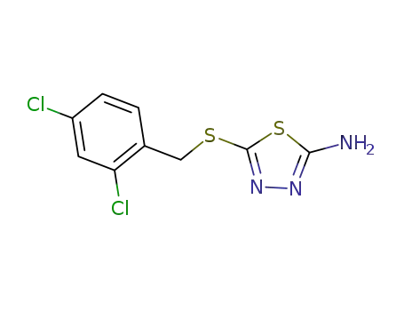 5-{[(2,4-dichlorophenyl)methyl]sulfanyl}-1,3,4-thiadiazol-2-amine