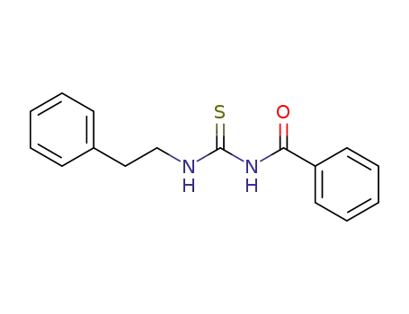 Molecular Structure of 59146-85-9 (Benzamide, N-[[(2-phenylethyl)amino]thioxomethyl]-)