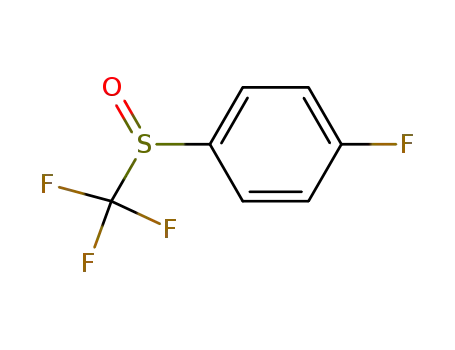 Molecular Structure of 942-39-2 (4-Fluorophenyl trifluoromethyl sulphoxide)