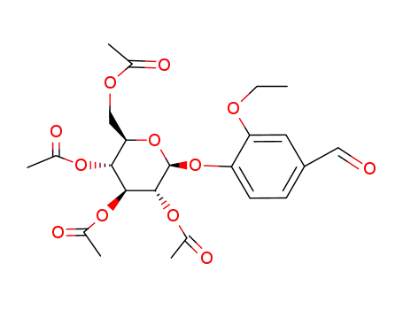 (4-formyl-2-ethoxyphenyl) 2,3,4,6-tetra-O-acetyl-β-D-glucopyranoside