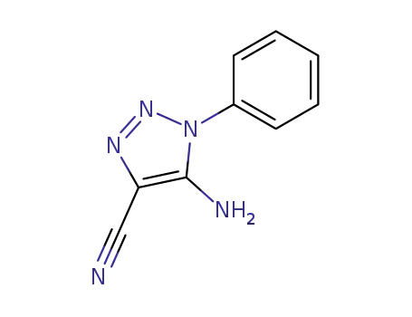 Molecular Structure of 20271-39-0 (1-PHENYL-5-AMINO-1,2,3-TRIAZOLE-4-NITRILE)