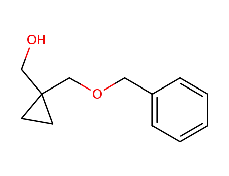 Molecular Structure of 177200-76-9 ([1-[(Benzyloxy)Methyl]cyclopropyl]Methanol)