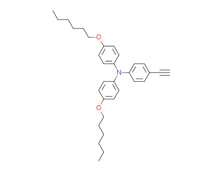 4-ethynyl-N,N-bis(4-(hexyloxy)phenyl)aniline