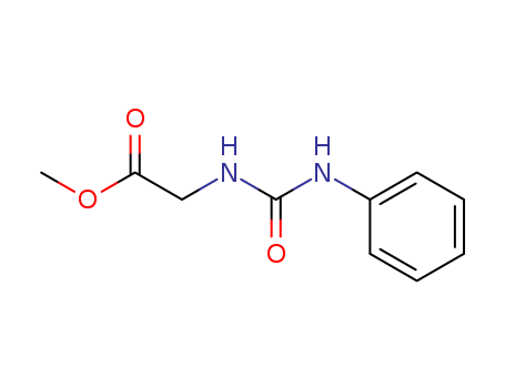 Molecular Structure of 104892-36-6 (Glycine, N-[(phenylamino)carbonyl]-, methyl ester)