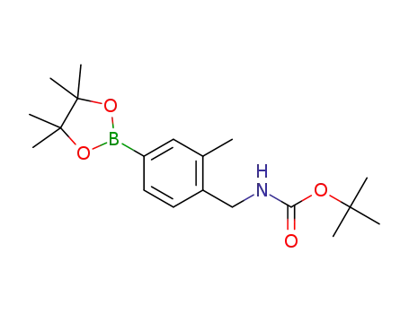tert-butyl N-(2-methyl-4-(4,4,5,5-tetramethyl-1,3,2-dioxaborolan-2-yl)benzyl)carbamate