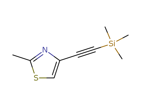 2-methyl-4-((trimethylsilyl)ethynyl)thiazole
