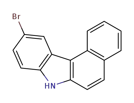 Molecular Structure of 1698-16-4 (10-Bromo-7H-benzo[c]carbazole)