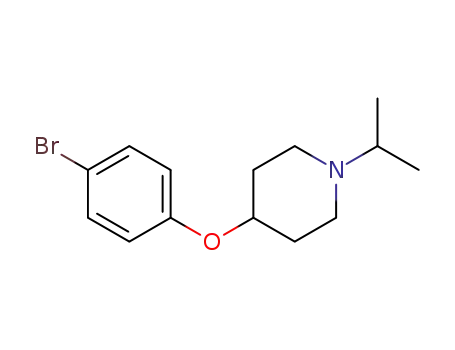 Molecular Structure of 1373010-28-6 (4-(4-bromophenoxy)-1-isopropylpiperidine)