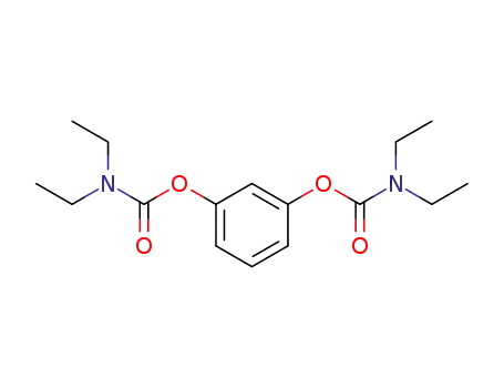 Molecular Structure of 141807-25-2 (Carbamic acid, diethyl-, 1,3-phenylene ester)