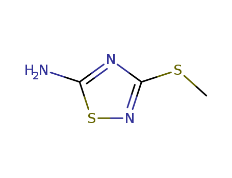 3-(methylthio)-1,2,4-thiadiazol-5-amine(SALTDATA: FREE)