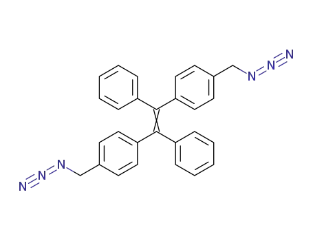 Molecular Structure of 1054451-33-0 (Benzene, 1,1'-(1,2-diphenyl-1,2-ethenediyl)bis[4-(azidoMethyl)-)