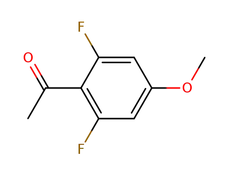 Molecular Structure of 886498-84-6 (2',6'-DIFLUORO-4'-METHOXYACETOPHENONE)
