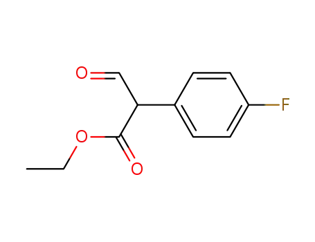 벤젠 아세트산, 4- 플루오로-. 알파 .-forMyl-, 에틸 에스테르