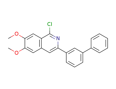 3-([1,1'-biphenyl]-3-yl)-1-chloro-6,7-dimethoxyisoquinoline