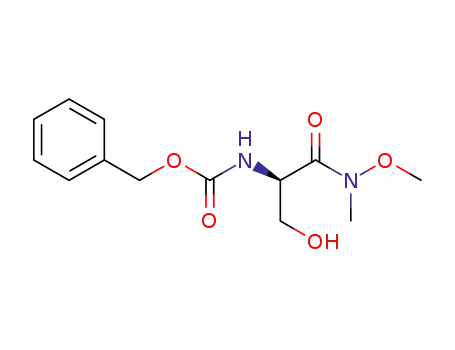 (R)-benzyl 3-hydroxy-1-(methoxy(methyl)amino)-1-oxopropane-2-ylcarbamate