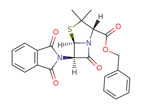 (2S,5R,6R)-benzyl 6-(1,3-dioxoisoindolin-2-yl)-3,3-dimethyl-7-oxo-4-thia-1-azabicyclo[3.2.0]heptane-2-carboxylate