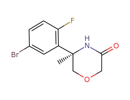 (5R)-5-(5-bromo-2-fluorophenyl)-5-methylmorpholin-3-one
