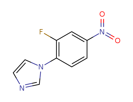 1H-Imidazole, 1-(2-fluoro-4-nitrophenyl)-