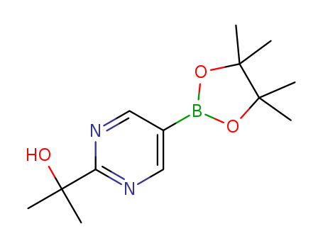 2-(5-(4,4,5,5-tetramethyl-1,3,2-dioxaborolan-2-yl)pyrimidin-2-yl)propan-2-ol