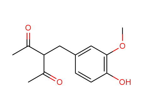 3-(4-hydroxy-3-methoxybenzyl)pentane-2,4-dione