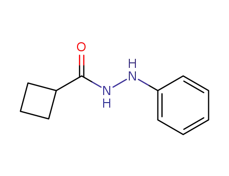 Molecular Structure of 103490-51-3 (Cyclobutanecarboxylic acid, 2-phenylhydrazide)