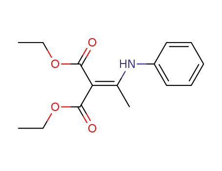 diethyl 2-(1-(phenylamino)ethylidene)malonate
