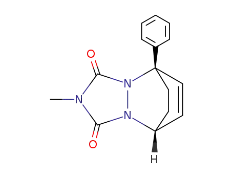 Molecular Structure of 87433-37-2 (1-phenyl-4-methyl-2,4,6-triaza<5.2.2.0<sup>2,6</sup>>tricycloundec-8-ene-3,5-dione)