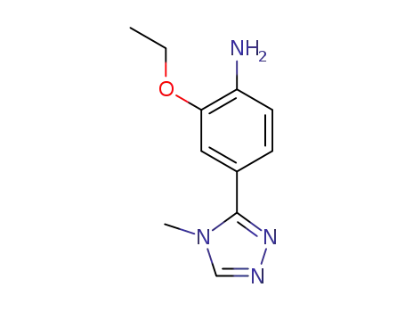 2-ethoxy-4-(4-methyl-4H-1,2,4-triazol-3-yl)aniline