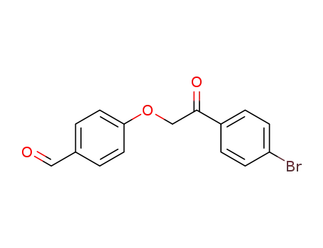 Molecular Structure of 25789-37-1 (Benzaldehyde, 4-[2-(4-bromophenyl)-2-oxoethoxy]-)