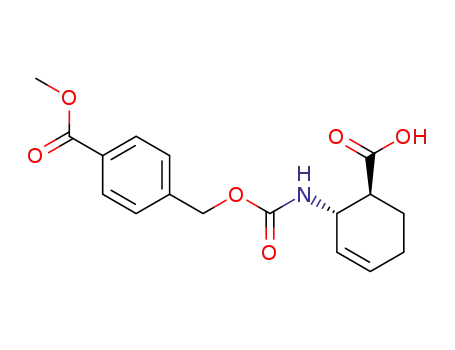 (3S,4S)-3-(N'-p-methoxycarbonylbenzyloxycarbonylamino)-1-cyclohexene-4-carboxylic acid