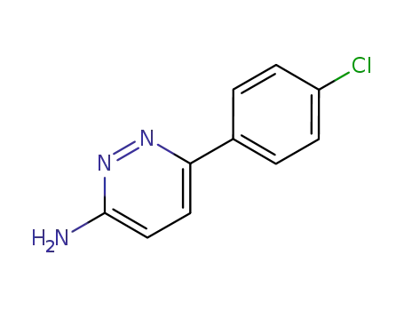 Molecular Structure of 58059-47-5 (3-AMINO-6-(4-CHLOROPHENYL)PYRIDAZINE)