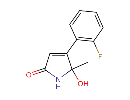 4-(2-fluorophenyl)-5-hydroxy-5-methyl-1,5-dihydro-2H-pyrrol-2-one