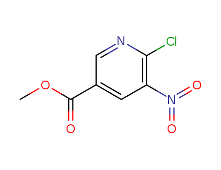 3-Pyridinecarboxylic acid, 6-chloro-5-nitro-, methyl ester