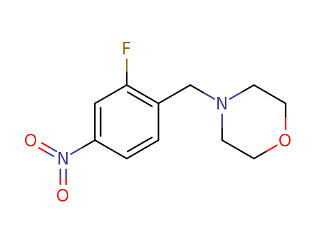 4-(2-fluoro-4-nitrobenzyl) morpholine