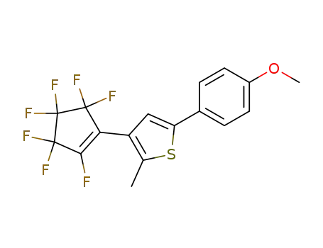 1-[5-(4-methoxyphenyl)-2-methylthien-3-yl]-2,3,3,4,4,5,5-heptafluorocyclopentene