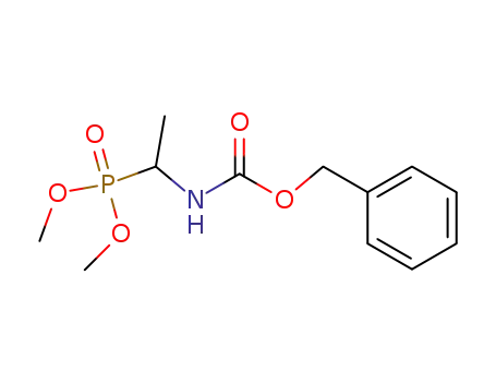 Molecular Structure of 82629-22-9 (1-(N-benzyloxycarbonylamino)ethylphosphonic acid dimethyl ester)