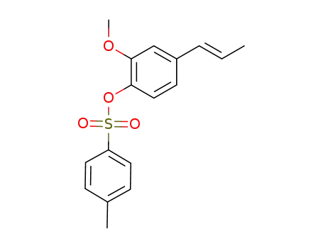 (E)-2-methoxy-4-(prop-1-en-1-yl)phenyl 4-methylbenzenesulfonate