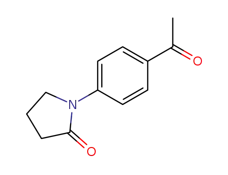 Molecular Structure of 682351-65-1 (2-Pyrrolidinone, 1-(4-acetylphenyl)-)