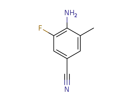 Molecular Structure of 1465326-80-0 (4-amino-3-fluoro-5-methylbenzonitrile)