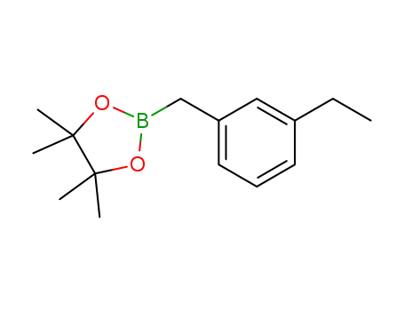 2-(3-ethylbenzyl)-4,4,5,5-tetramethyl-1,3,2-dioxaborolane