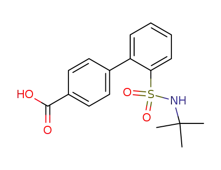 4-{2-{[(tert-butyl)amino}sulfonyl}phenyl}benzoic acid