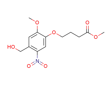 Butanoic acid, 4-[4-(hydroxymethyl)-2-methoxy-5-nitrophenoxy]-, methyl
ester