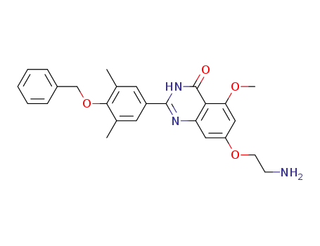 7-(2-aminoethoxy)-2-(4-benzyloxy-3,5-dimethylphenyl)-5-methoxy-3H-quinazolin-4-one