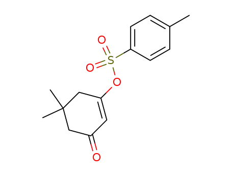 Molecular Structure of 77708-65-7 (2-Cyclohexen-1-one, 5,5-dimethyl-3-[[(4-methylphenyl)sulfonyl]oxy]-)