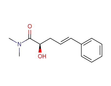 4-Pentenamide, 2-hydroxy-N,N-dimethyl-5-phenyl-, (2R,4E)-